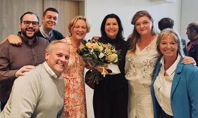 Valerie Van Peel onze nieuwe voorzitter